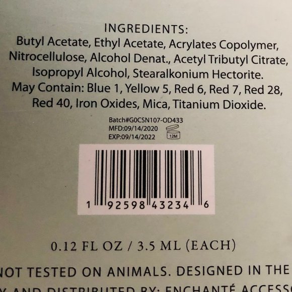 LIVEGREEN Boxed Set of 10 Mini Nail Polishes NIB - Picture 5 of 6